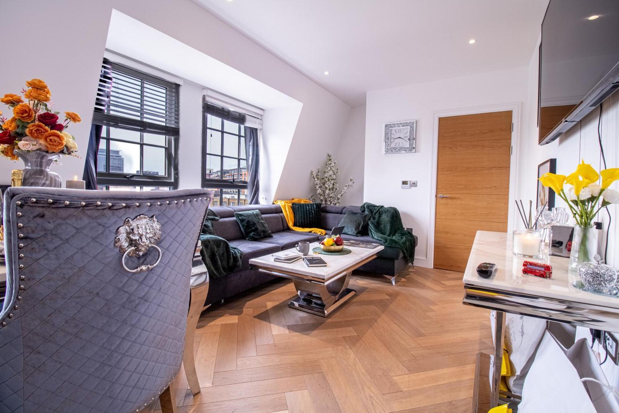 Luxurious 1-Bedroom Penthouse In Marble Arch 71 London Kültér fotó