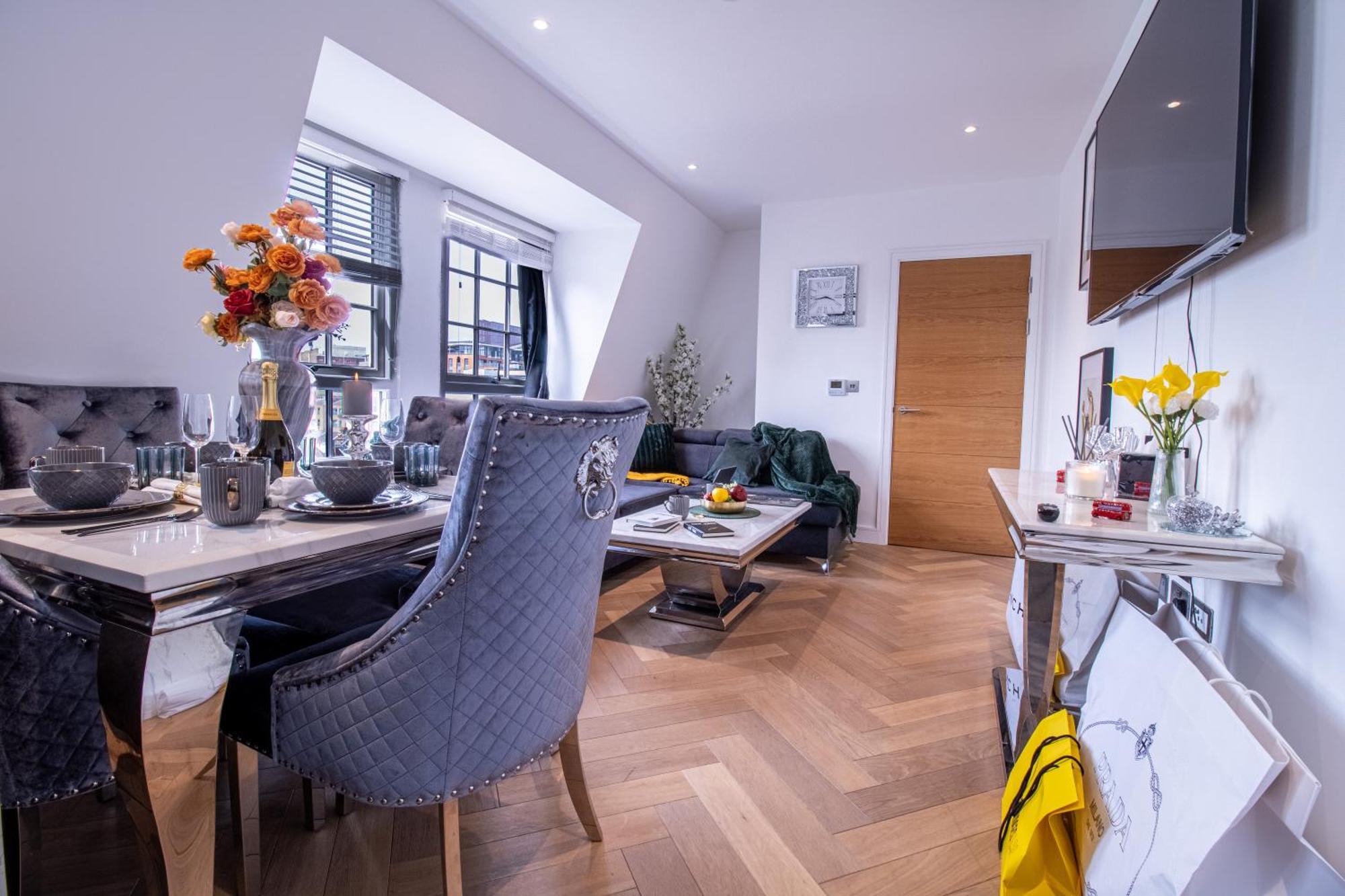 Luxurious 1-Bedroom Penthouse In Marble Arch 71 London Kültér fotó
