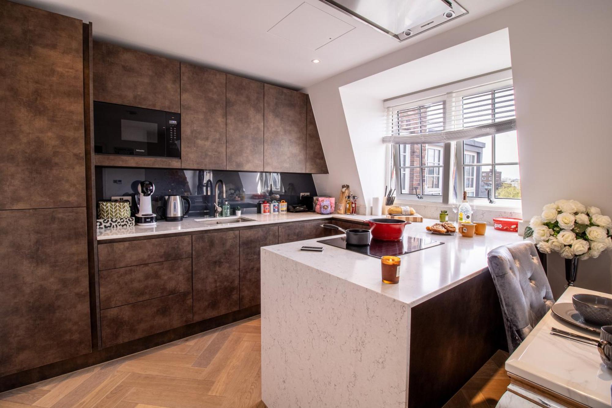 Luxurious 1-Bedroom Penthouse In Marble Arch 71 London Kültér fotó